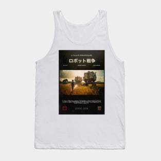 Robot War 2 Japan Retro Poster Tank Top